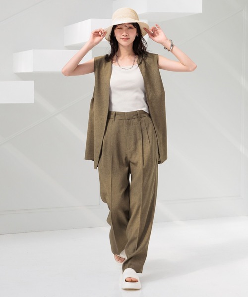 LOWRYS FARM（ローリーズファーム）の「ペーパーガラＨＡＴ　994075（ハット・レディース・ブラウン/ベージュ・FREE）」の8枚目の写真