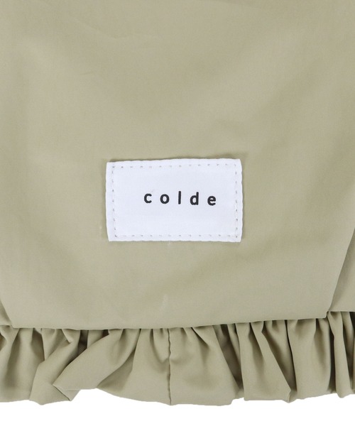 COLDE (コルデ)の「【COLDE】フリルデザイン2WAYトートバッグ ショルダーバッグ 3241-505-1(ショルダーバッグ・レディース・オリーブ/アイボリー/ブラック・FREE)」の16枚目の写真