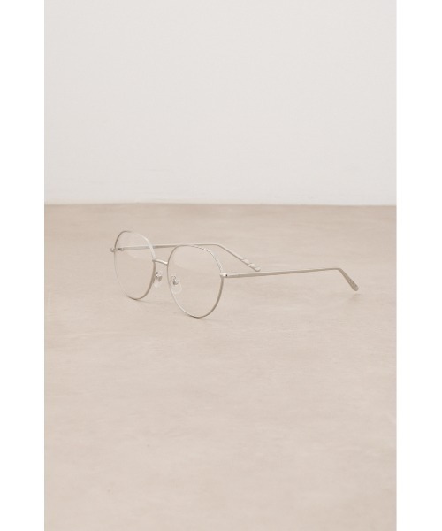 AZUL by moussy（アズールバイマウジー）の「メタルポリゴンシェイプアイウェア（メガネ・メンズ・ゴールド/シルバー・FREE）」の17枚目の写真