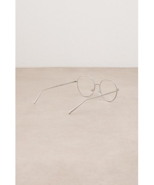 AZUL by moussy（アズールバイマウジー）の「メタルポリゴンシェイプアイウェア（メガネ・メンズ・ゴールド/シルバー・FREE）」の16枚目の写真