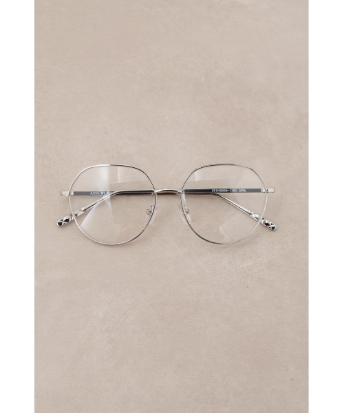 AZUL by moussy（アズールバイマウジー）の「メタルポリゴンシェイプアイウェア（メガネ・メンズ・ゴールド/シルバー・FREE）」の15枚目の写真