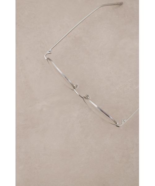 AZUL by moussy（アズールバイマウジー）の「メタルポリゴンシェイプアイウェア（メガネ・メンズ・ゴールド/シルバー・FREE）」の14枚目の写真