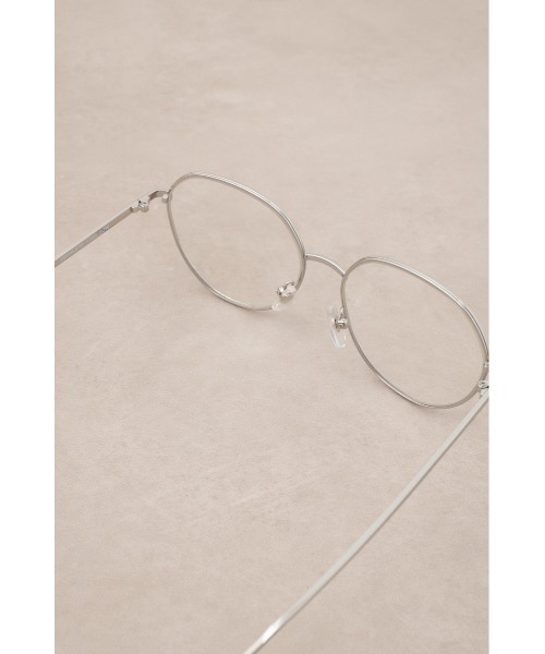 AZUL by moussy（アズールバイマウジー）の「メタルポリゴンシェイプアイウェア（メガネ・メンズ・ゴールド/シルバー・FREE）」の13枚目の写真