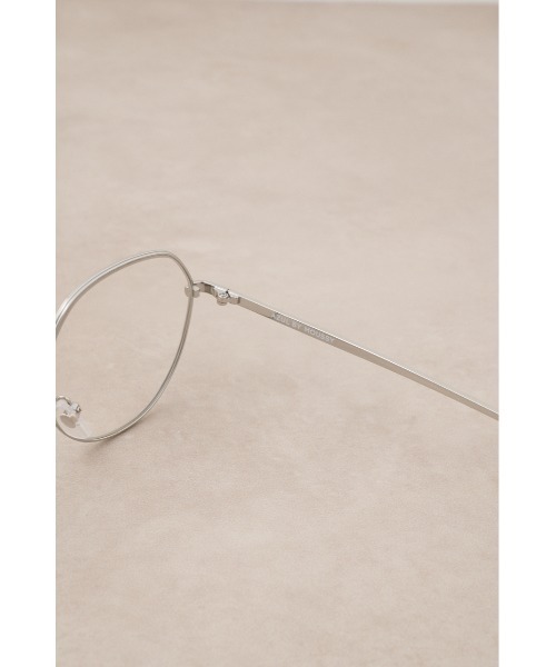 AZUL by moussy（アズールバイマウジー）の「メタルポリゴンシェイプアイウェア（メガネ・メンズ・ゴールド/シルバー・FREE）」の12枚目の写真