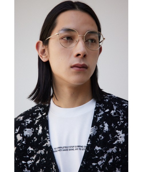 AZUL by moussy（アズールバイマウジー）の「メタルポリゴンシェイプアイウェア（メガネ・メンズ・ゴールド/シルバー・FREE）」の11枚目の写真