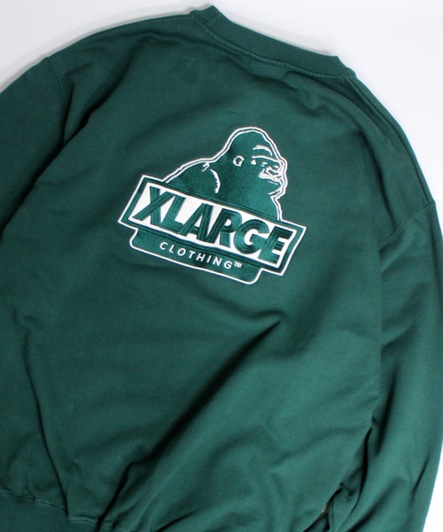 【XLARGE】エクストララージSLANTED OG CREWNECK SWEAT クルーネックスウェット 101214012004
