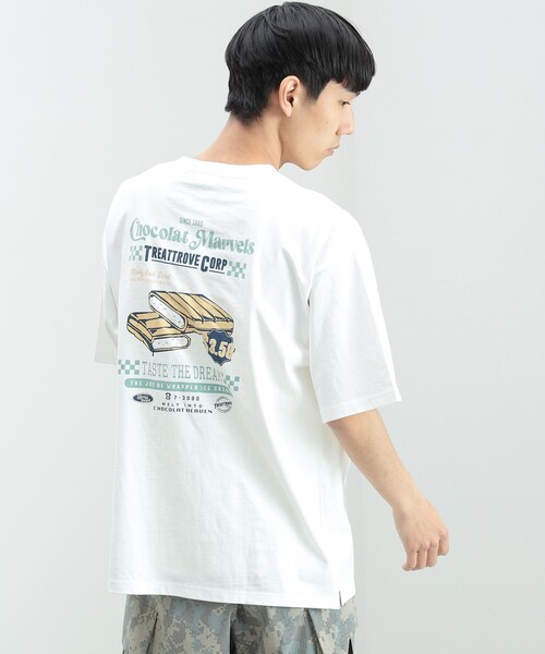 BEAMS HEART（ビームスハート）の「【ユニセックス】アイスクリームショップ Tシャツ（Tシャツ/カットソー・メンズ・ホワイト系その他3/ホワイト/ホワイト系その他2・MEDIUM/LARGE/SMALL）」の18枚目の写真
