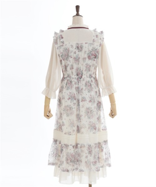 axes femme（アクシーズファム）の「ブーケレースワンピース