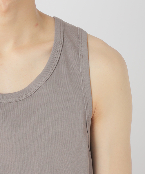 EDIFICE（エディフィス）の「サーキュラー リブタンクトップ（タンクトップ・メンズ・イエロー/ブルー系その他/ホワイト/チャコールグレー/ブラック・MEDIUM/LARGE）」の14枚目の写真