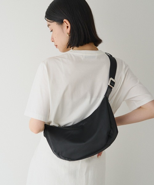 撥水加工】ナイロンラウンドショルダーバッグ(CE-1327-WEB