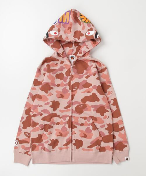 1ST CAMO SHARK ZIP HOODIE