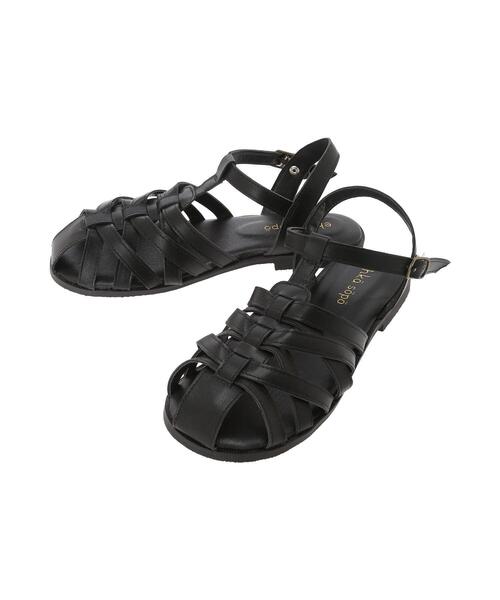 ehka sopo（エヘカソポ）の「グルカサンダル（サンダル・レディース・ブラウン/ブラック/ゴールド・L/M）」の10枚目の写真