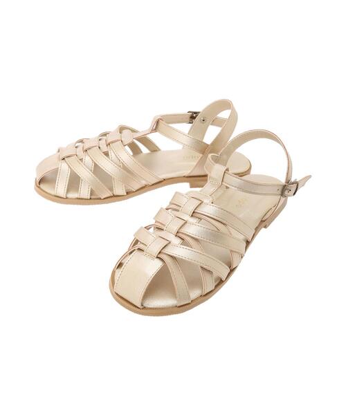 ehka sopo（エヘカソポ）の「グルカサンダル（サンダル・レディース・ブラウン/ブラック/ゴールド・L/M）」の12枚目の写真