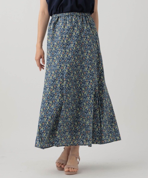 Elura（エルーラ）の「フルーツプリントスカート/106544（スカート・レディース・ネイビー/ホワイト・FREE）」の2枚目の写真