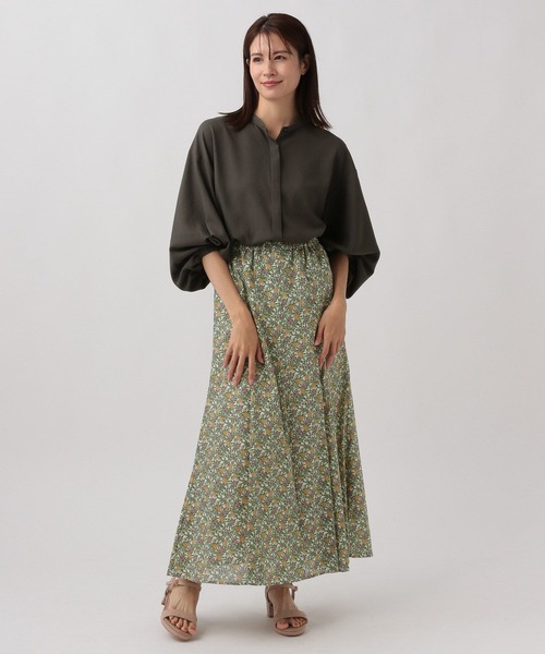 Elura（エルーラ）の「フルーツプリントスカート/106544（スカート・レディース・ネイビー/ホワイト・FREE）」の4枚目の写真