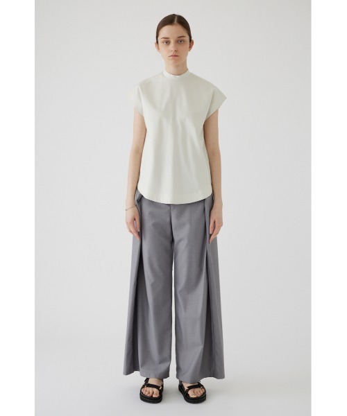 RIM.ARK（リムアーク）の「Mannish nosleeve cut tops（Tシャツ