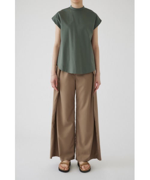 RIM.ARK（リムアーク）の「Mannish nosleeve cut tops（Tシャツ