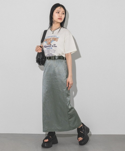 PAGEBOY(ページボーイ)の「パテッドエナメルショルダー(ショルダーバッグ・レディース・シルバー/ブラック・FREE)」の3枚目の写真