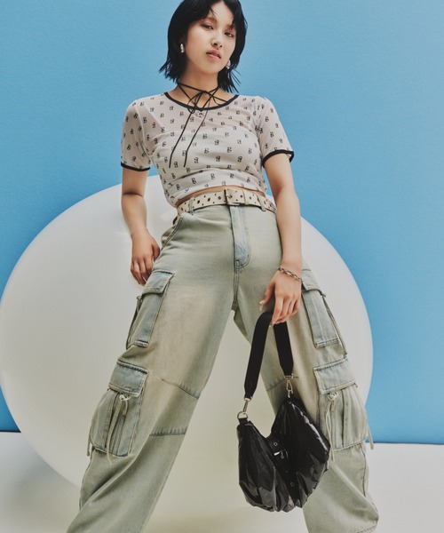 PAGEBOY(ページボーイ)の「パテッドエナメルショルダー(ショルダーバッグ・レディース・シルバー/ブラック・FREE)」の19枚目の写真