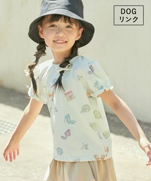 ROPE' PICNIC（ロペピクニック）の「【KIDS】コスメ柄パフスリーブTシャツ/接触冷感（Tシャツ/カットソー・キッズ）」