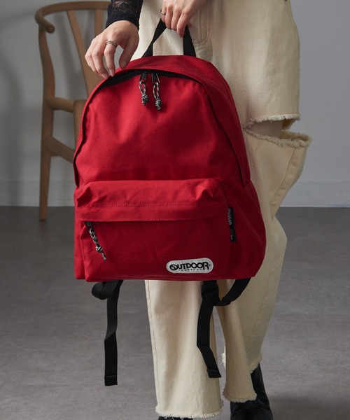 OUTDOOR PRODUCTS(アウトドアプロダクツ)の「【OUTDOOR PRODUCTS】アウトドアプロダクツ 452U デイパック リュックサック(バックパック/リュック・レディース・ネイビー/グレー/ベージュ/ブラック/スカイブルー/オレンジ/グリーン/バーガンディー/ピンク/レッド・FREE)」の9枚目の写真