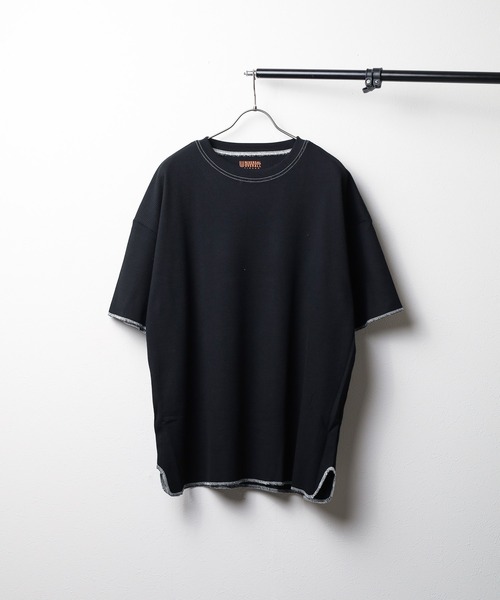 UNIVERSAL OVERALL(ユニバーサルオーバーオール)の「【72】【UNIVERSAL OVERALL】THERMAL LOOSE FIT SS TEE(Tシャツ/カットソー・メンズ・ホワイト/ブラック×ホワイト/ブラック系その他/ホワイト系その他/ブラック/ホワイト×ブラック・X-LARGE/LARGE/MEDIUM/SMALL)」の5枚目の写真