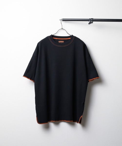 UNIVERSAL OVERALL(ユニバーサルオーバーオール)の「【72】【UNIVERSAL OVERALL】THERMAL LOOSE FIT SS TEE(Tシャツ/カットソー・メンズ・ホワイト/ブラック×ホワイト/ブラック系その他/ホワイト系その他/ブラック/ホワイト×ブラック・X-LARGE/LARGE/MEDIUM/SMALL)」の6枚目の写真