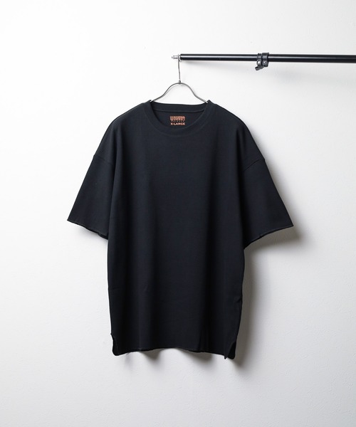 UNIVERSAL OVERALL(ユニバーサルオーバーオール)の「【72】【UNIVERSAL OVERALL】THERMAL LOOSE FIT SS TEE(Tシャツ/カットソー・メンズ・ホワイト/ブラック×ホワイト/ブラック系その他/ホワイト系その他/ブラック/ホワイト×ブラック・X-LARGE/LARGE/MEDIUM/SMALL)」の4枚目の写真