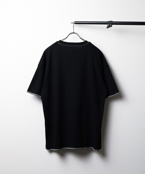 UNIVERSAL OVERALL(ユニバーサルオーバーオール)の「【72】【UNIVERSAL OVERALL】THERMAL LOOSE FIT SS TEE(Tシャツ/カットソー・メンズ・ホワイト/ブラック×ホワイト/ブラック系その他/ホワイト系その他/ブラック/ホワイト×ブラック・X-LARGE/LARGE/MEDIUM/SMALL)」の10枚目の写真