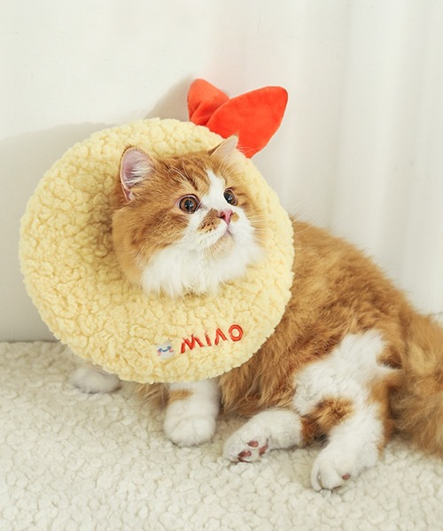 aimoha（アイモハ）の「可愛いエリザベスカラー（リード/ハーネス/首輪・レディース・ブラウン/ベージュ・MEDIUM/SMALL）」の4枚目の写真