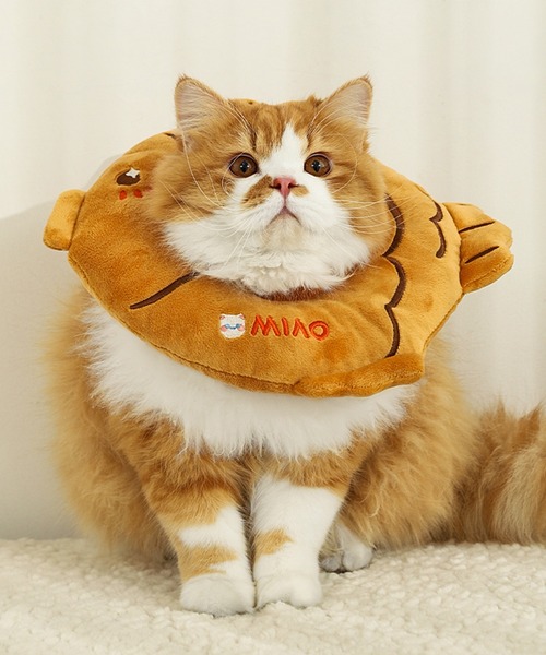 aimoha（アイモハ）の「可愛いエリザベスカラー（リード/ハーネス/首輪・レディース・ブラウン/ベージュ・MEDIUM/SMALL）」の5枚目の写真