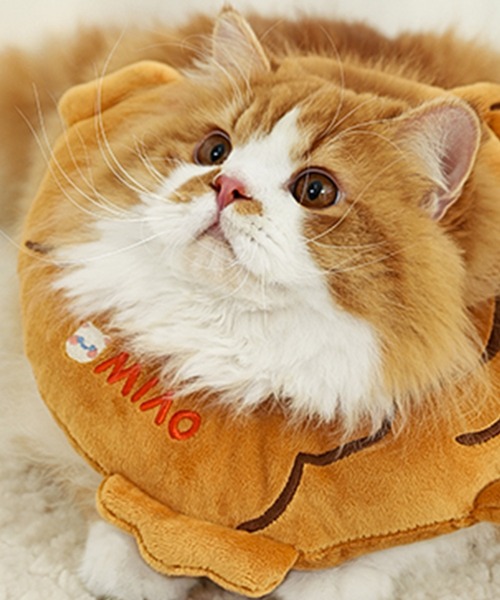 aimoha（アイモハ）の「可愛いエリザベスカラー（リード/ハーネス/首輪・レディース・ブラウン/ベージュ・MEDIUM/SMALL）」の7枚目の写真