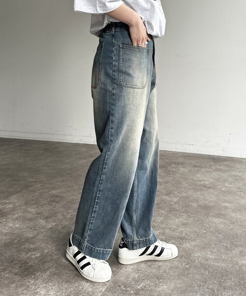 CPCM（シーピーシーエム）の「セーラーデニムパンツ（デニムパンツ・メンズ・ブラック/ブルー/ブルー系その他・X-SMALL/SMALL/MEDIUM/LARGE）」の16枚目の写真