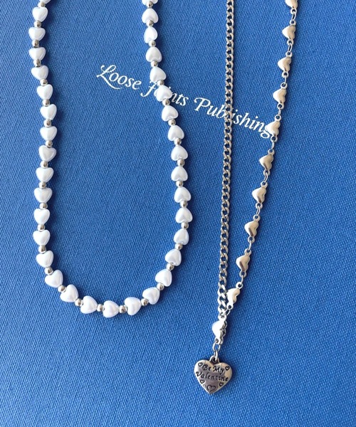 SHAGGIE（シャギー）の「ハートチャームアシンメトリーヴィンテージ風ネックレス（ネックレス・レディース・シルバー・FREE）」の16枚目の写真
