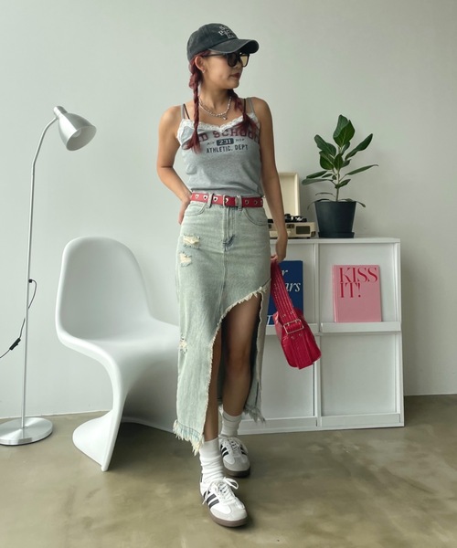 SHAGGIE（シャギー）の「ハートチャームアシンメトリーヴィンテージ風ネックレス（ネックレス・レディース・シルバー・FREE）」の18枚目の写真