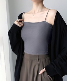 キャミソール（グレー/灰色系・ボーダー柄）ファッション通販 - ZOZOTOWN