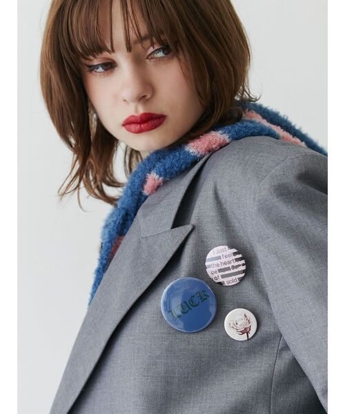 jouetie（ジュエティ）の「缶バッジ4SET（バッジ・レディース・オフホワイト/イエロー・FREE）」の16枚目の写真