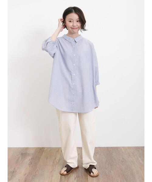 Samansa Mos2（サマンサ モスモス）の「【接触冷感】ちび襟後ろ