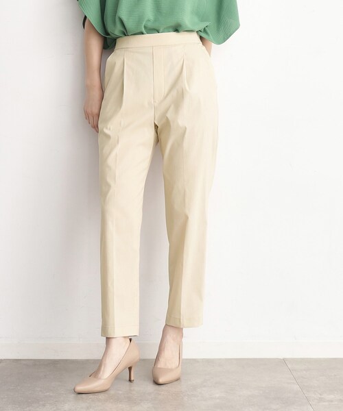 THE SHOP TK (ザ ショップ ティーケー )の「◆【薄くて軽い!/接触冷感/洗える】美脚ストレッチテーパードパンツ(その他パンツ・レディース・グレー/ブラック/オリーブ/ライトベージュ・11/12/13)」の3枚目の写真