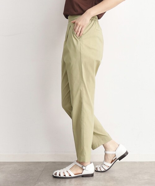 THE SHOP TK (ザ ショップ ティーケー )の「◆【薄くて軽い!/接触冷感/洗える】美脚ストレッチテーパードパンツ(その他パンツ・レディース・グレー/ブラック/オリーブ/ライトベージュ・11/12/13)」の12枚目の写真