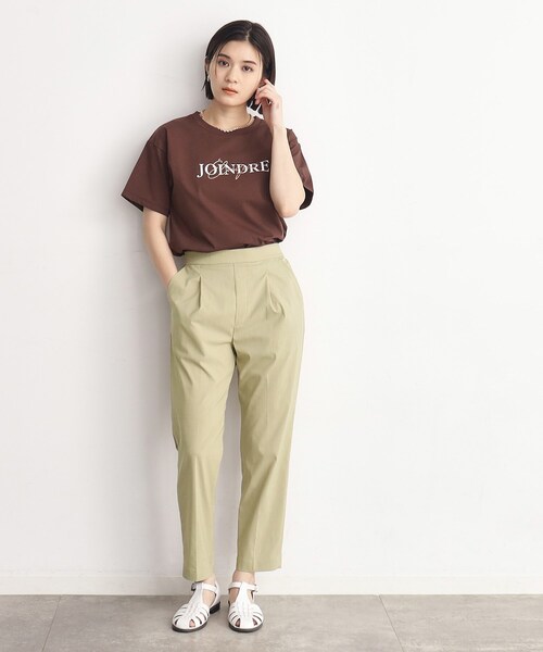 THE SHOP TK (ザ ショップ ティーケー )の「◆【薄くて軽い!/接触冷感/洗える】美脚ストレッチテーパードパンツ(その他パンツ・レディース・グレー/ブラック/オリーブ/ライトベージュ・11/12/13)」の11枚目の写真