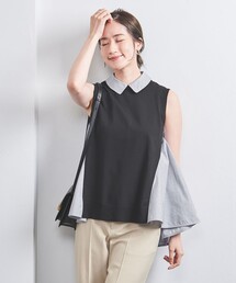 UNITED ARROWS | コンビネーション ノースリーブ ニットトップス(ニット/セーター)