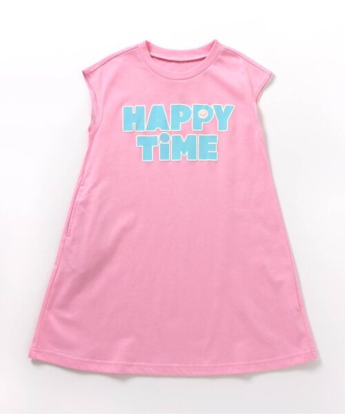 BREEZE(ブリーズ)の「【20周年・リンク】HAPPY FO SMILE ワンピース(ワンピース・キッズ・ライム/ピンク/ターコイズブルー・140/130/120/110/100/90/80)」の12枚目の写真