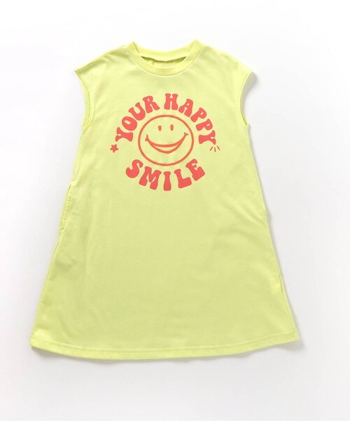 BREEZE(ブリーズ)の「【20周年・リンク】HAPPY FO SMILE ワンピース(ワンピース・キッズ・ライム/ピンク/ターコイズブルー・140/130/120/110/100/90/80)」の18枚目の写真