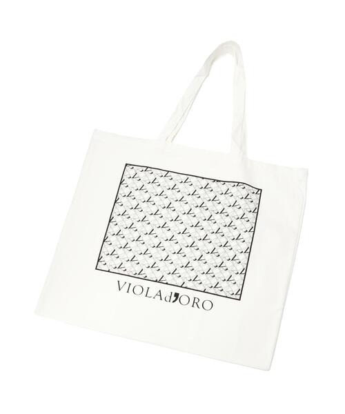 VIOLAd'ORO(ヴィオラドーロ)の「VIOLAd’ORO (ヴィオラドーロ) イタリアンWフェイスレザートートバッグ/TRERO/V-1506(トートバッグ・レディース・ブラック/ベージュ・F)」の3枚目の写真