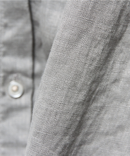 LBC(エルビーシー)の「リネンギャザーワンピース(ワンピース・レディース・グリーン/Red/アッシュグレー・LARGE/MEDIUM)」の4枚目の写真