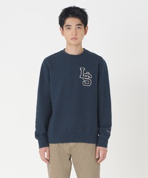 Levi's/リーバイス グラフィック クルーネックスウェットシャツ ブルー LETTERMAN