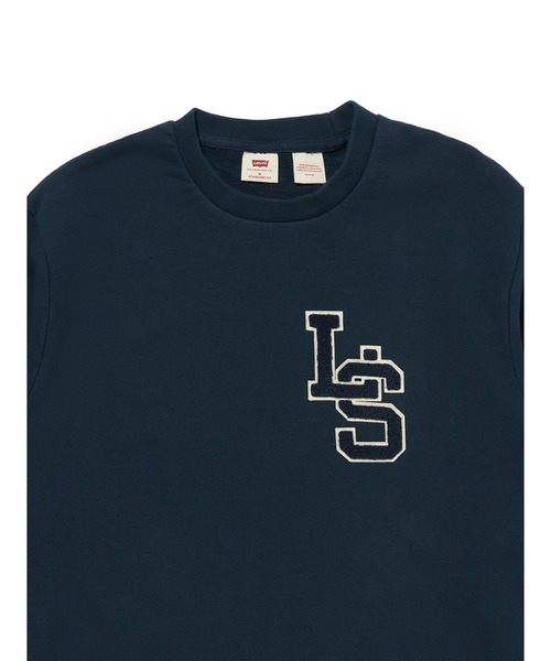 Levi's(リーバイス)の「Levi's/リーバイス グラフィック クルーネックスウェットシャツ ブルー LETTERMAN(スウェット・メンズ・ブルー・S/M/L/XL)」の4枚目の写真