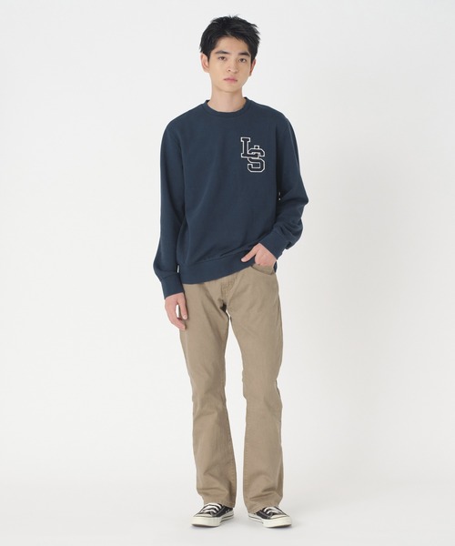 Levi's(リーバイス)の「Levi's/リーバイス グラフィック クルーネックスウェットシャツ ブルー LETTERMAN(スウェット・メンズ・ブルー・S/M/L/XL)」の11枚目の写真