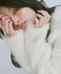 FRAY I.D（フレイアイディー）の「モヘアMIXシャギーカーディガン